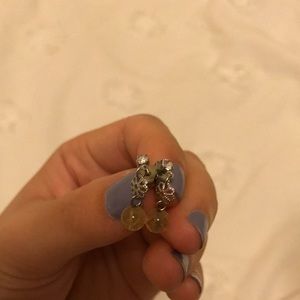 NEW Sterling silver & onyx earrings